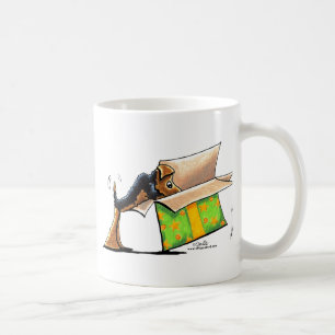 Überraschen Sie mich Airedale Waliser Terrier Tasse