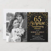 Überraschen Sie zum 65. Jubiläum mit Foto - Schwar