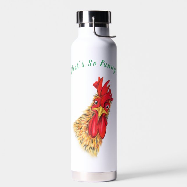 Überraschend kurioses Rooster Funny Water Bottle G Trinkflasche (Links)