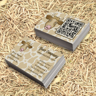 Überraschende Cow-Visitenkarte Visitenkarte