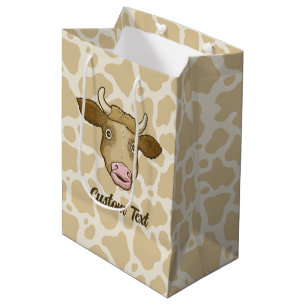 Überraschende Kuh-Geschenktasche Mittlere Geschenktüte