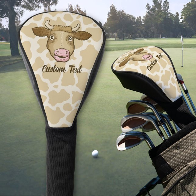 Überraschende Kuh Golf Head Cover Headcover (Von Creator hochgeladen)