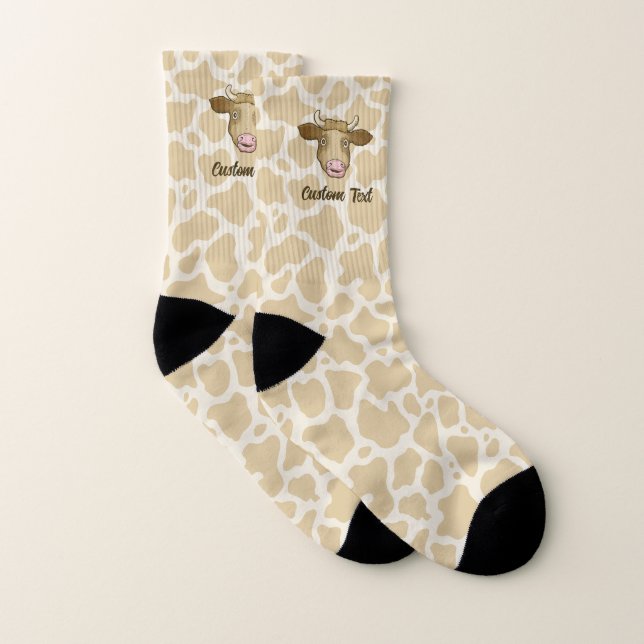 Überraschende Kuhsocken Socken (Paar)