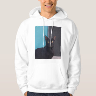 Überraschende Schwarze Katze Hoodie