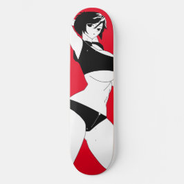 Überraschender Anime Girl Skateboard Deck