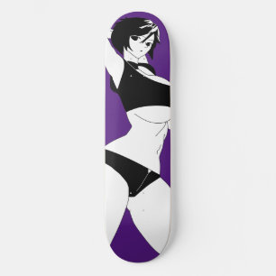 Überraschender Anime Girl Skateboard Deck