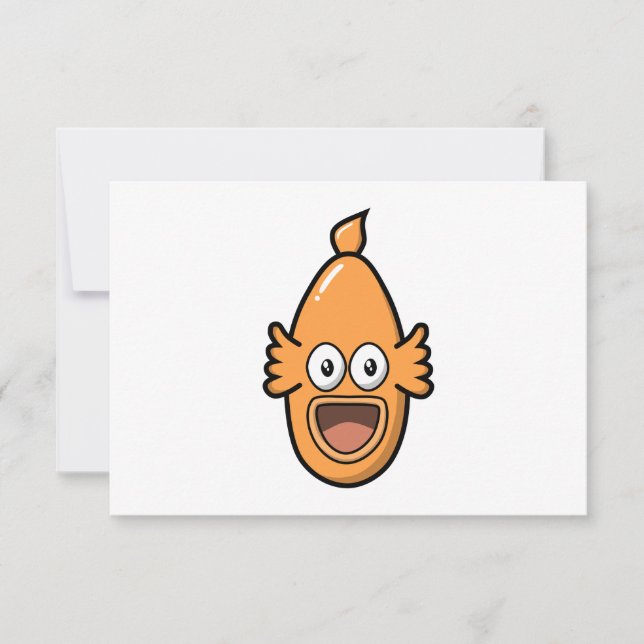 Überraschender Fisch. RSVP Karte (Vorderseite)