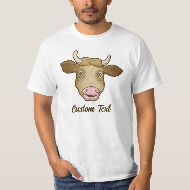 Überraschender Kuh-T - Shirt (Vorderseite)