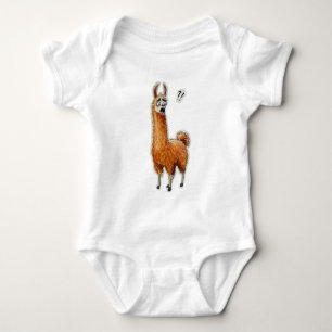 Überraschender Llama Baby Strampler