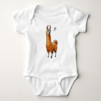 Überraschender Llama Baby Strampler