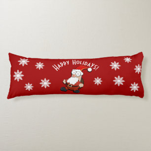 Überraschender Weihnachtsmann Seitenschläferkissen