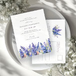 ÜBERRASCHENDES PARTY 30. Geburtstag Juli Geburtsta Einladungspostkarte<br><div class="desc">Schaffen Sie sich ein schönes Sommergeburtsthema für Ihre Juli-Feier um die Blume zum Geburtstag im Juli - Blue Larkspur. Larkspur ist auch als Delphinium bekannt.</div>