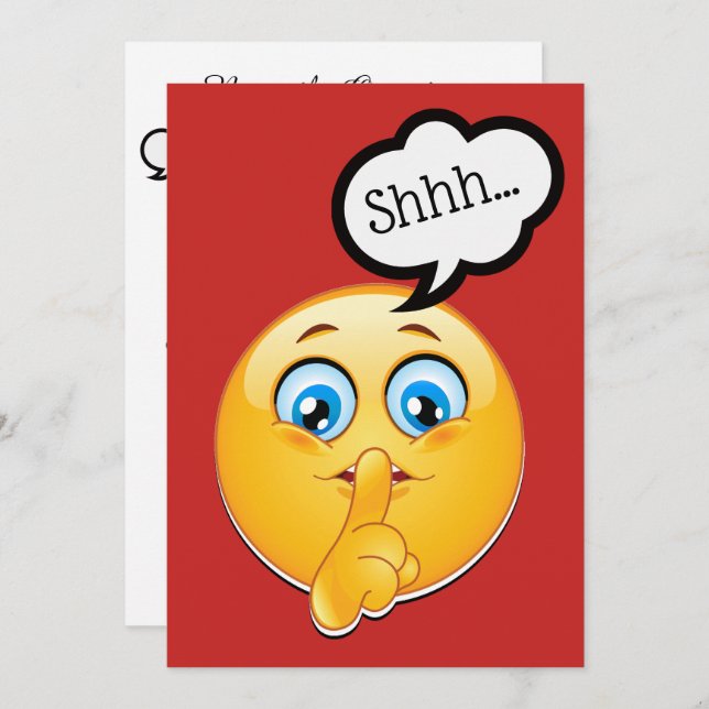 Überraschendes Party/Dusche Einladung (Vorne/Hinten)