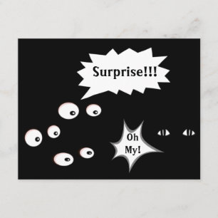 Überraschendes Party im Dunklen Saal Einladung