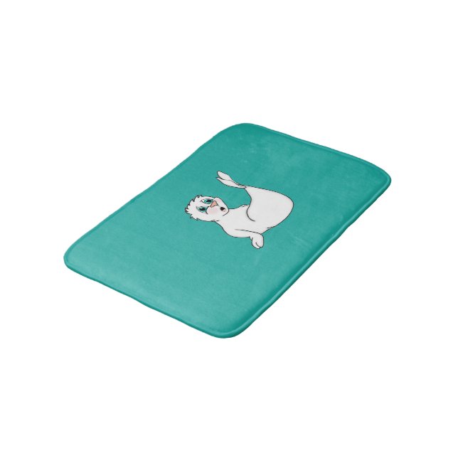 Überraschendes Siegel Bath Mat Badematte (Schrägansicht)