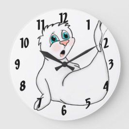 Überraschendes Siegel Große Wanduhr