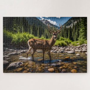 Überrascht am Wasserloch Puzzle