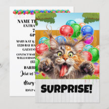 ÜBERRASCHTE PARTY EINLADUNG