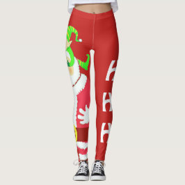 Überraschte Sankt-Leggings Leggings