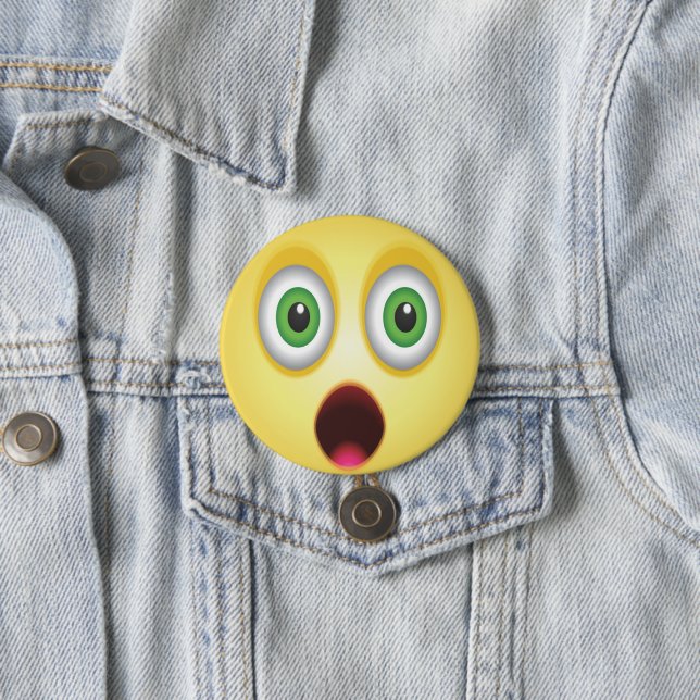 Überraschter Emoji-Gesicht Button (Beispiel)