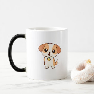 Überraschter Hund Süße Cartoonfigur Kawaii Verwandlungstasse