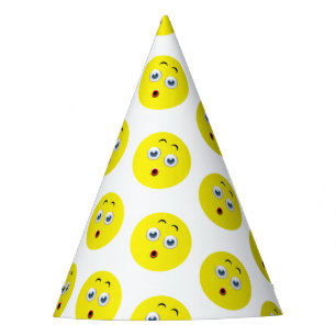 Überraschtes Emoji Partyhütchen