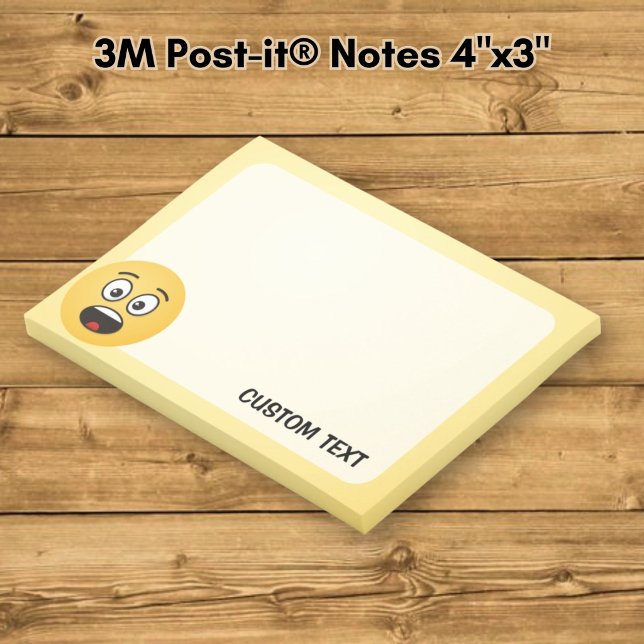 Überraschtes Gesicht Post-it Klebezettel (Von Creator hochgeladen)
