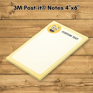 Überraschtes Gesicht Post-it Klebezettel