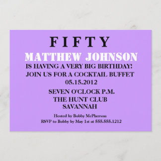 Überraschung 50. Geburtstag Einladung