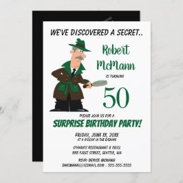 Überraschung 50. Geburtstagsparty Einladung - Gehe