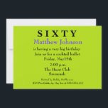 Überraschung 60. Geburtstag Einladung<br><div class="desc">BITTE KONTAKTIEREN SIE MICH, WENN SIE BEI DIESER VORLAGE HELFEN MÜSSEN! Hallo! Vielen Dank für Ihren Besuch bei Donna Gotlib Designs und sehen Sie alles, was wir zu bieten haben. Ich weiß, dass Sie die Wahl haben, wenn Sie einkaufen, und möchte, dass Sie wissen, dass ich Ihr Geschäft schätze.Karo einige...</div>