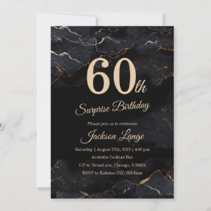 Überraschung 60. Geburtstag für Männer Einladung