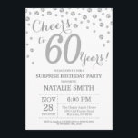 Überraschung 70. Geburtstag Silver Glitzer Diamond Einladung<br><div class="desc">Überraschung 60. Geburtstag Einladung mit Silver Glitzer Diamond Hintergrund. Silver Confetti. Erwachsener Geburtstag. Männer oder Frauen zum Geburtstag. Für weitere Anpassungen klicken Sie bitte auf die Schaltfläche "Anpassen" und verwenden Sie unser Designwerkzeug,  um diese Vorlage zu ändern.</div>