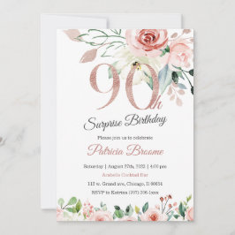 Überraschung 90. Geburtstag für Frauen Einladung