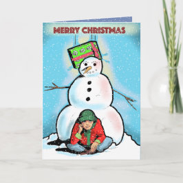 ÜBERRASCHUNG CHRISTMAS GIFT by Slipperywindow Feiertagskarte