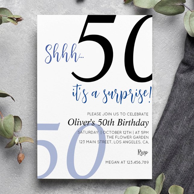 Überraschung Einladung zum Geburtstag jeden Alters (Von Creator hochgeladen)