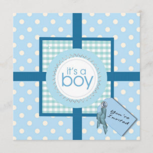Überraschung! Es ist eine Boy Baby Shower Einladu Einladung