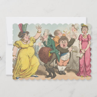 Überraschung - flache Einladung 12,7 cm x 17,8 cm