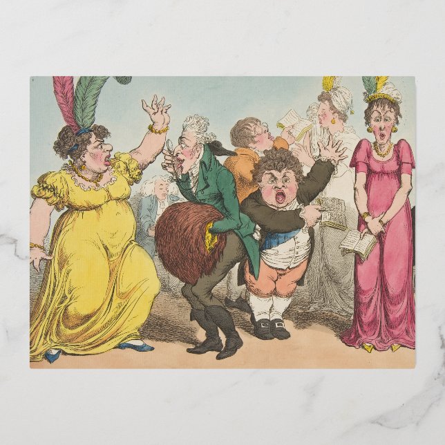 Überraschung - Foil Holiday Postkarte (Vorderseite)