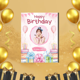 Überraschung für sie, Geburtstagskarten Karte