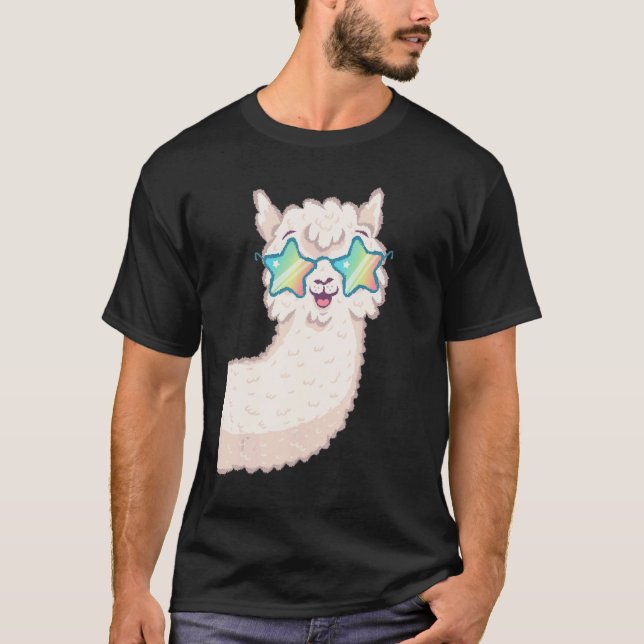 Überraschung Lama Alpaka Junge Mädchen Kinder T-Shirt (Vorderseite)