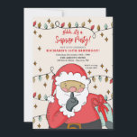 Überraschung Party Einladung<br><div class="desc">Eine handgezeichnet Überraschungs-Party Einladung zum Feiertag, die für alle Altersgruppen gut ist und einen Weihnachtsmann und Weihnachtslichter beherbergt. (Die Karte lässt sich leicht mit Ihrer Wortwahl, Schriftart und Schriftart anpassen. Nicht genau das, was Sie suchen? Alle unsere Produkte können auf Ihre Bedürfnisse zugeschnitten werden, ohne Aufpreis. Kontaktieren Sie uns einfach...</div>