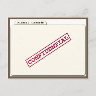 Überraschung Vertraulicher Ordner Einladung