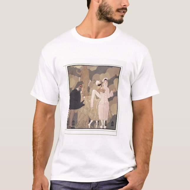 Überraschung (w/c auf Papier) T-Shirt (Vorderseite)