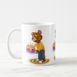 Überraschung zum Geburtstag Bär Kaffeetasse