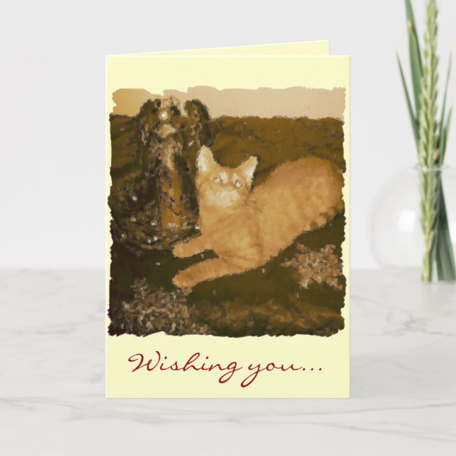 Überraschungen Feiertagskarte (Vorderseite)