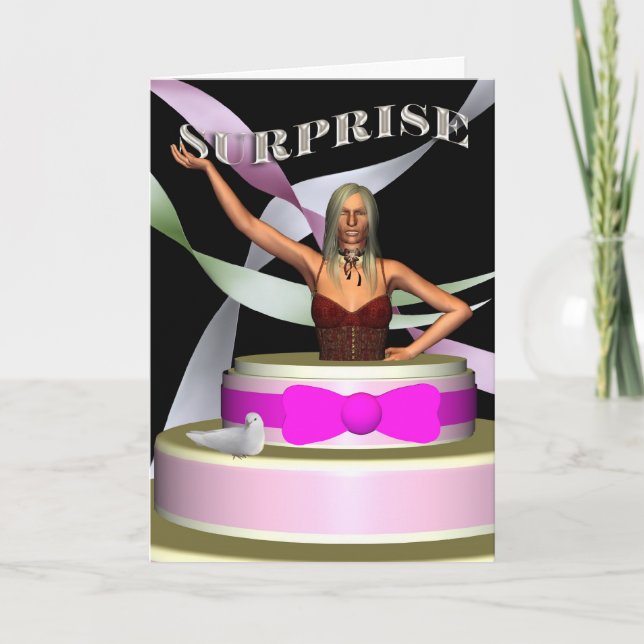 Überraschungs-Geburtstags-Einladung Einladung (Vorderseite)