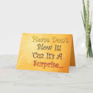 Überraschungs-Geburtstags-Party laden für IHN ein Einladung