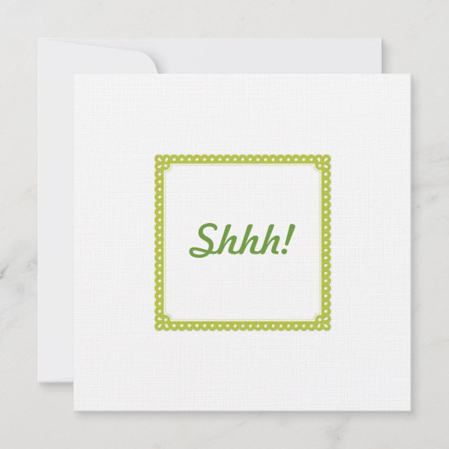 Überraschungs-Geburtstags-Party-moderne Einladung (Vorderseite)