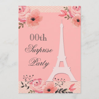 Überraschungs-Geburtstags-schicker Einladung